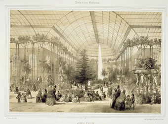 El jardín de invierno, publicado por Auguste Bry